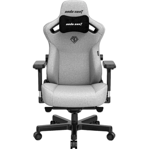 Крісло ігрове Anda Seat Kaiser 3 Fabric Size L Grey (AD12YDC-L-01-G-PV/F) зображення 1