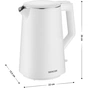 Електрочайник Sencor SWK 0550WH - зменшене зображення 2