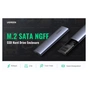 Кишеня зовнішня Ugreen USB-C to M.2 B-Key/M+B Key SSD 5Gbps SATA 3.0 aluminum 0.5m (10903) - зменшене зображення 8