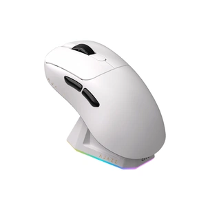 Мишка Ajazz AJ179PRO Wireless/Bluetooth/USB Charging Dock White (AJ179-PRO-W) зображення 1