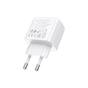 Зарядное устройство BOROFONE BAS44A 1xUSB-C PD20W + 1xUSB QC3.0 white (6941991113840) - уменьшенное изображение 6