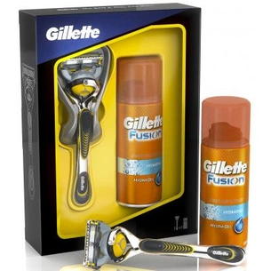 Набір для гоління Gillette Fusion Proshield и гель для бритья бритья Hydra gel 75 мл (7702018450350) зображення 1