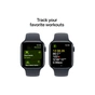 Смарт-годинник Apple Watch SE 2024 GPS 40mm Midnight Aluminium Case with Midnight Sport Band - S/M (MXE73QH/A) - зменшене зображення 6