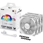 Кулер до корпусу ASUS TUF GAMING TR120 FAN ARGB WHITE 3IN1 (90DA0093-B09020) - зменшене зображення 12