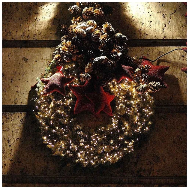 Гірлянда ColorWay Мішура LED 320 10 м 8 функцій теплий колір USB (CW-G-320L10U) - picture 7