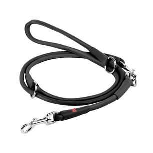 Повідець для собак WAUDOG Soft круглий S-M Д 10 мм Д 183 см чорний (73671) зображення 1