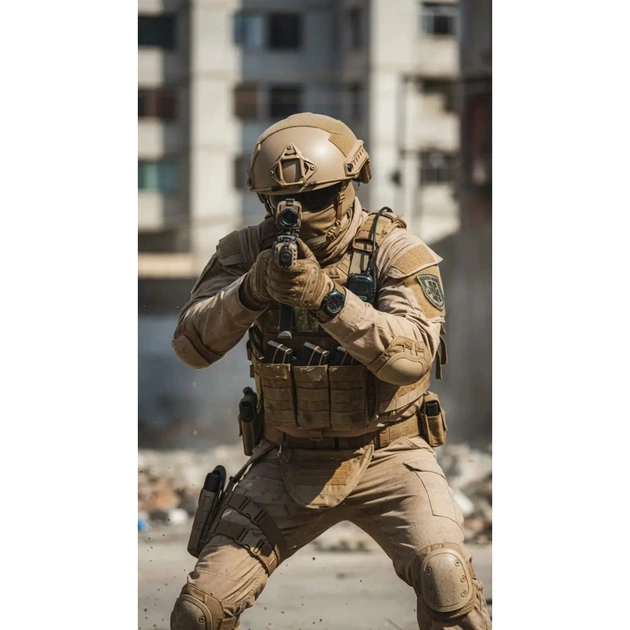 Шолом військовий Alpine Crown Bulletproof Helmet Fast Tweron Kevlar XL Койот (25110-021-XL) - picture 6