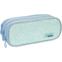 Пенал Cool For School з блискітками 3 відділення блакитний (CF87051) - зменшене зображення 1