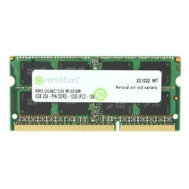 Модуль пам'яті для ноутбука SoDIMM DDR3 4GB 1333 MHz Micron (RM51264BC1339) - изображение 1