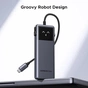 Концентратор Ugreen USB-C to HDMI + 2xUSB 3.2 + 2xUSB-C 3.2 + PD CM888 gray (35998) - зменшене зображення 4
