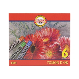 Пастель Koh-i-Noor суха Toison D'or 6 кольорів (8511) зображення 1