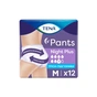 Підгузки для дорослих Tena Pants Plus Night труси нічні Розмір Medium 12 шт (7322540839913_7310361167124) - зменшене зображення 1