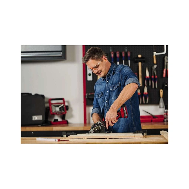 Дискова пила Einhell TE-CS 18/89 Li - Solo акум., PXC, 18В, диск 89х10 мм (без АКБ та ЗП) (4331100) - зображення 8