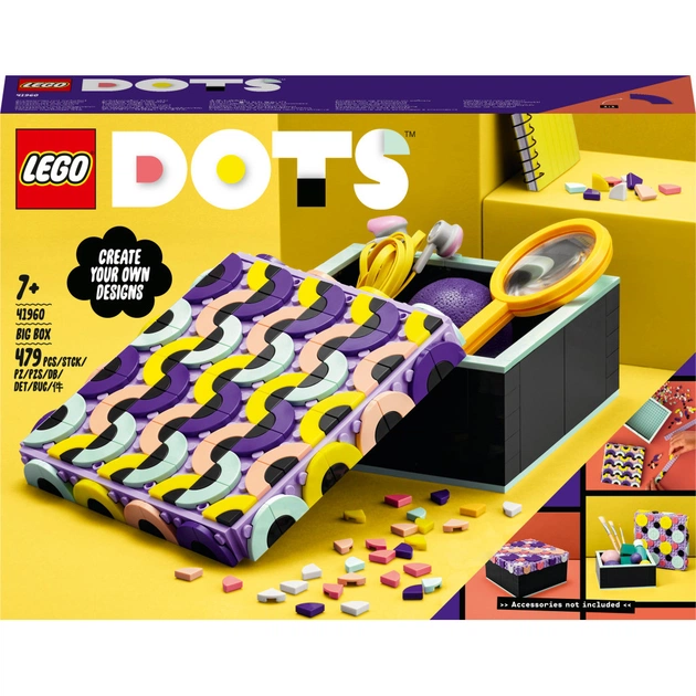 Конструктор LEGO DOTS Велика коробка 479 деталей (41960) - изображение 1