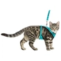 Шлея для котів Trixie Y-Harness 39-60 см/10 мм бірюзова (4057589418906) - зменшене зображення 2
