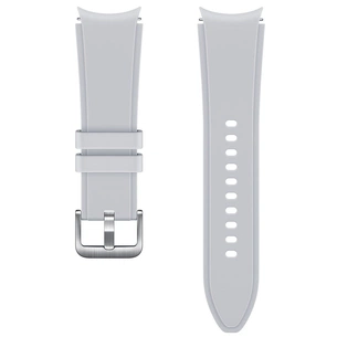 Ремінець Samsung Ridge Sport Band для Samsung Galaxy (20mm, S/M) / Watch 4 / Watch 5 / Watch 6 Silver (ET-SFR88SSEGRU) OEM зображення 1