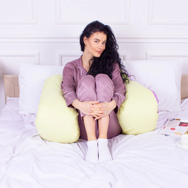 Подушка MirSon для вагітних та відпочинку Naturale Line №8003 U-подібна Batista (2200006178163) - picture 5