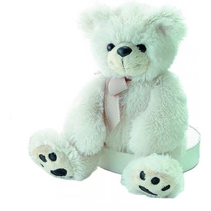 М'яка іграшка Aurora Ведмідь білий 37 см (3L1Q7A) зображення 1