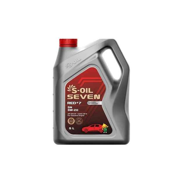 Моторна олива S-OIL SEVEN RED 7 SN 5W-20, 5л (SRSN5205) - изображение 1