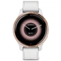 Смарт-годинник Garmin Venu 2S, Rose Gold + White, Leather (010-02429-23) - зменшене зображення 2