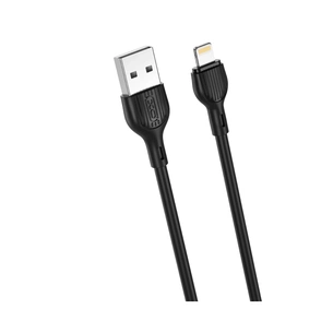 Дата кабель USB 2.0 AM to Lightning 2.0m 2.1A black XO (NB200-L2-BK) зображення 1