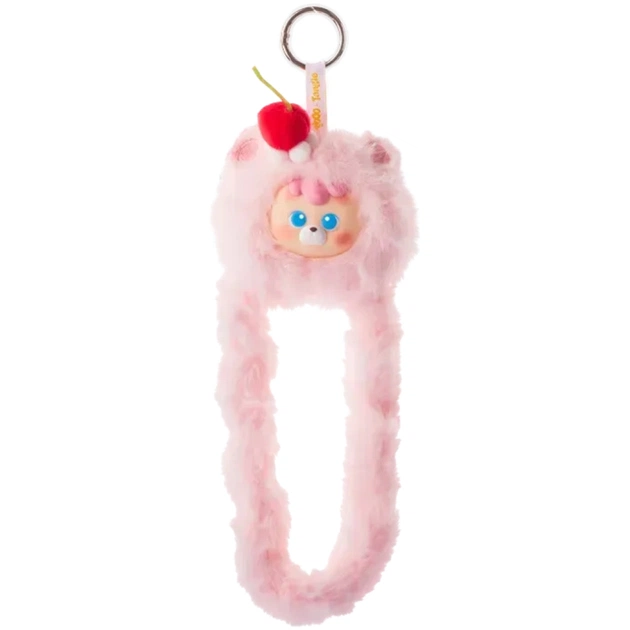 Мягкая игрушка Tangle с кольцом diudiu baby Furry Bear Pechy Cream (HWTANGLE02D01-PD04) - изображение 1
