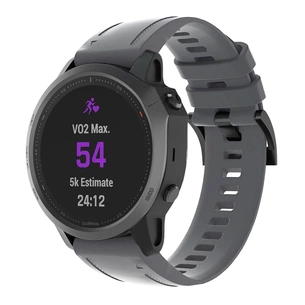 Ремінець до смарт-годинника Armorstandart Silicone 20mm для Garmin Fenix 5s/6s Grey (ARM60812) зображення 1