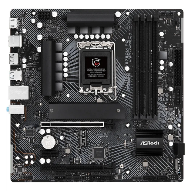 Материнська плата ASRock B760M PG LIGHTNING/D4 - зображення 1