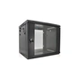Шафа настінна Merlion 9U 19" 600*450*500 (Ш*Г*В)мм, black (Ml3-6409 / 23527) - зменшене зображення 1