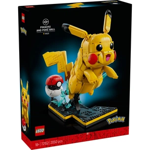 Конструктор LEGO Pokemon Пікачу й покебол (72152) зображення 1