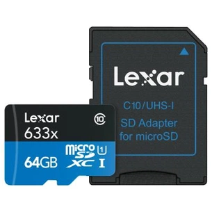 Карта пам'яті Lexar 64GB microSDXC class 10 UHS-I (LSDMI64GBBEU633A) зображення 1