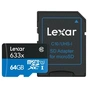 Карта пам'яті Lexar 64GB microSDXC class 10 UHS-I (LSDMI64GBBEU633A) - зменшене зображення 1