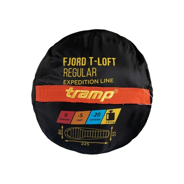 Спальний мішок Tramp Fjord Long Orange/Grey L (UTRS-049L-L) - picture 11