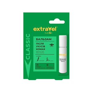 Засіб після укусів комах Extravel Classic Бальзам роликовий 7 мл (4820184442344) зображення 1