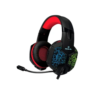 Навушники REAL-EL GDX-7750 Black-Red зображення 1