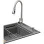 Мийка кухонна GRANADO Basic Estella grafito (+ змішувач Campo LUX inox + дозатор Redondo inox + кошик (ksg0109) - зменшене зображення 3