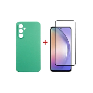 Чохол до мобільного телефона Dengos Kit for Samsung Galaxy A54 5G case + glass (Mint) (DG-KM-43) зображення 1