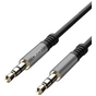 Кабель мультимедійний 3.5mm M to 3.5mm M 1.0m black XO (XO-NB121) - зменшене зображення 2