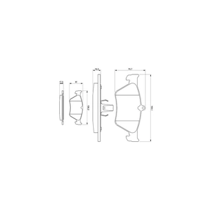 Гальмівні колодки Bosch 0 986 461 129 зображення 1