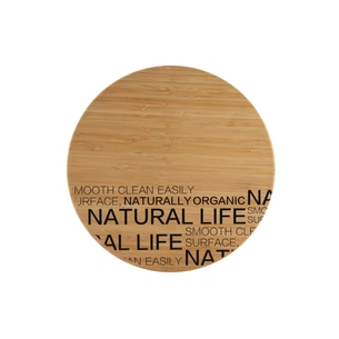 Дошка для нарізання Bergner Natural, d 30x1.5 см, бамбук (BG-4924) зображення 1