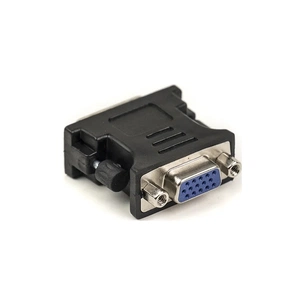 Перехідник VGA to DVI-I (24+5 pin), черный PowerPlant (CA910892) зображення 1