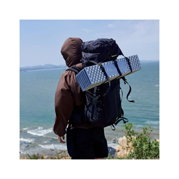 Туристичний килимок Naturehike IXPE CNK2300DZ017 алюмінієва плівка 200 x 65 х 2 см темно-блакитний (6976023923197) - зображення 9