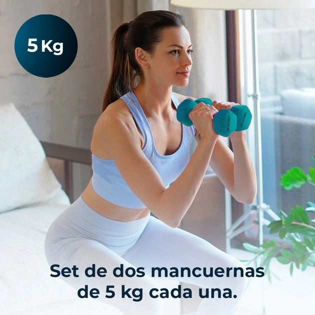 Гантелі Cecotec Drumfit 500 DoubleNeo (2шт по 5кг) (CCTC-07202) - picture 5