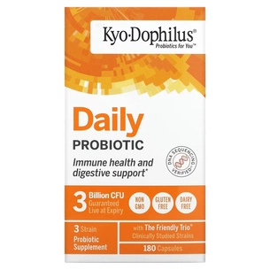 Пробіотики Kyolic щоденний, Kyo-Dophilus, Daily Probiotic, 180 капсул (WAK-60042) зображення 1