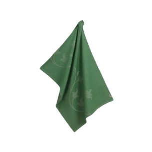 Рушник Kela кухонний Cora, 70x50 см, темно-зелений візерунок(12825) (00000027616) зображення 1