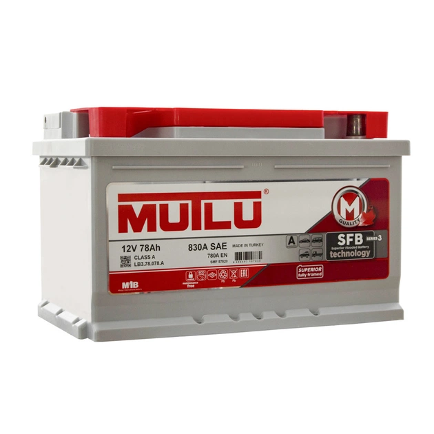 Акумулятор автомобільний MUTLU 78Ah (LB3.78.078.A) - изображение 1