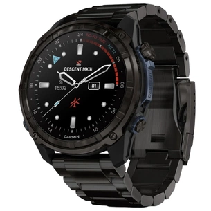 Смарт-годинник Garmin Descent Mk3i, 51mm, Crbn Gry DLC Ti/Ti, Dive Computer, GPS дайвінг комп'ютер (010-02752-14) зображення 1