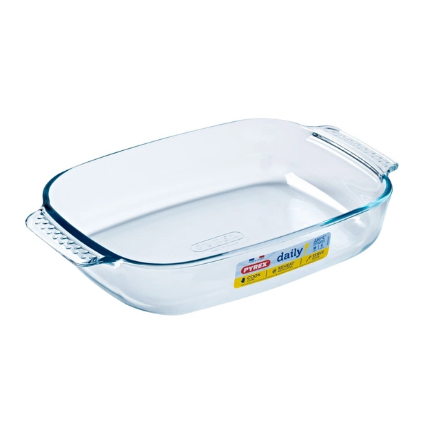 Форма для випікання Pyrex Daily прямокутна 31 х 20 х 6 см 1.8 л (230B000/3646) - зображення 1