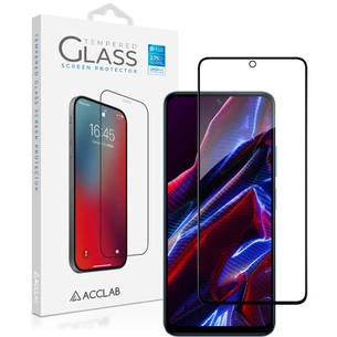 Стекло защитное ACCLAB Full Glue Xiaomi Poco X5 Black (1283126567360) изображение 1