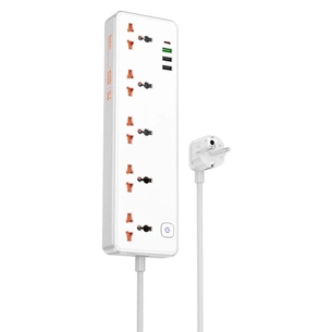 Мережевий фільтр живлення HOCO AC14A (6942007607186) зображення 1